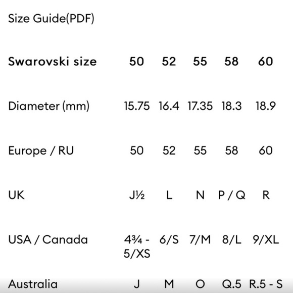 Swarovski Nirvana Ring Limited Edition Sz 52 No Box - Picture 4 of 4